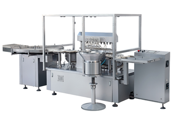 Máquina de enchimento e enchimento de frascos