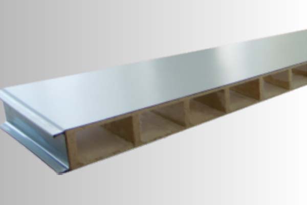 Mechanism hollow glass magnesium color steel laminboards