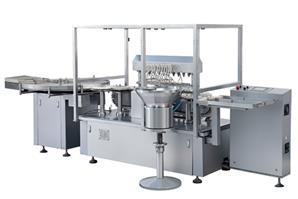 Vial Filling and Stoppering Machine