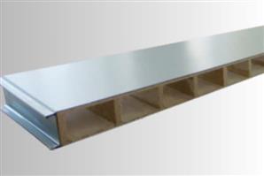 Mechanism hollow glass magnesium color steel laminboards