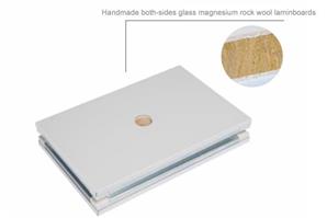 Produkowane ręcznie płyty laminowane wełną mineralną ze szkła magnezowego obu stron