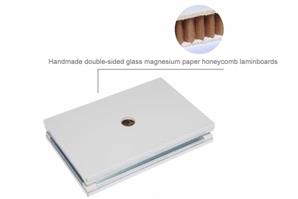Handmade dua sisi gelas kertas magnesium sarang lebah laminboards